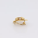 CHANEL Earring metal Gold CC Auth 195950V-9