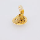 CHANEL Earring metal Gold CC Auth 195950V-10