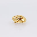 CHANEL Earring metal Gold CC Auth 195950V-8