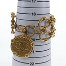 CHANEL Bracelet metal Gold Tone CC Auth 195952V-15
