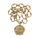 CHANEL Bracelet metal Gold Tone CC Auth 195952V-2