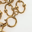 CHANEL Bracelet metal Gold Tone CC Auth 195952V-7