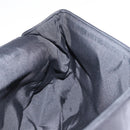 CHANEL Chain Matelasse 2.55 Shoulder Bag Lamb Skin Black Silver CC Auth 195955A-20