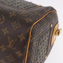LOUIS VUITTON Monogram Perfo Speedy 30 Hand Bag Green M95181 LV Auth 195957V-14