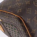 LOUIS VUITTON Monogram Perfo Speedy 30 Hand Bag Green M95181 LV Auth 195957V-15