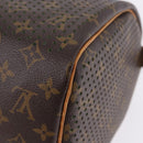 LOUIS VUITTON Monogram Perfo Speedy 30 Hand Bag Green M95181 LV Auth 195957V-16