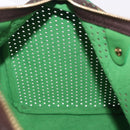 LOUIS VUITTON Monogram Perfo Speedy 30 Hand Bag Green M95181 LV Auth 195957V-21