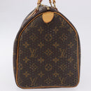 LOUIS VUITTON Monogram Perfo Speedy 30 Hand Bag Green M95181 LV Auth 195957V-4