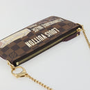 LOUIS VUITTON Damier Ebene Pochette Mira MM Pouch N63091 LV Auth 195958V-6