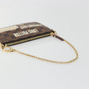 LOUIS VUITTON Damier Ebene Pochette Mira MM Pouch N63091 LV Auth 195958V-7