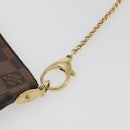 LOUIS VUITTON Damier Ebene Pochette Mira MM Pouch N63091 LV Auth 195958V-9