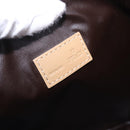 FENDI Zucca Canvas Hand Bag Black Brown Auth 195959V-16