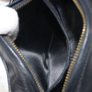 CHANEL Matelasse Chain Shoulder Bag Lamb Skin Gold Black CC Auth 195961V-23