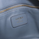 LOEWE Amazona 28 Hand Bag Leather Gray Gold Auth 195962M-20