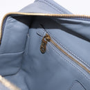 LOEWE Amazona 28 Hand Bag Leather Gray Gold Auth 195962M-23