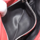 Miu Miu Matelasse Chain Shoulder Bag Leather Pink Silver Auth 195963A-24