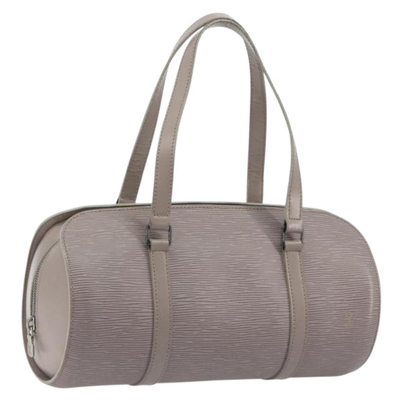 LOUIS VUITTON Epi Soufflot Hand Bag Lilac M5222B LV Auth 195964