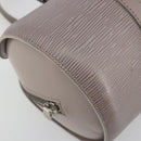 LOUIS VUITTON Epi Soufflot Hand Bag Lilac M5222B LV Auth 195964-15