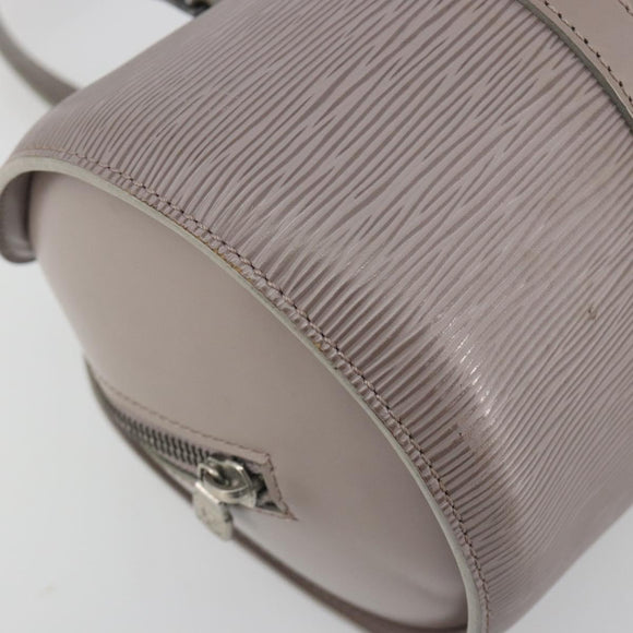LOUIS VUITTON Epi Soufflot Hand Bag Lilac M5222B LV Auth 195964