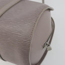 LOUIS VUITTON Epi Soufflot Hand Bag Lilac M5222B LV Auth 195964-16