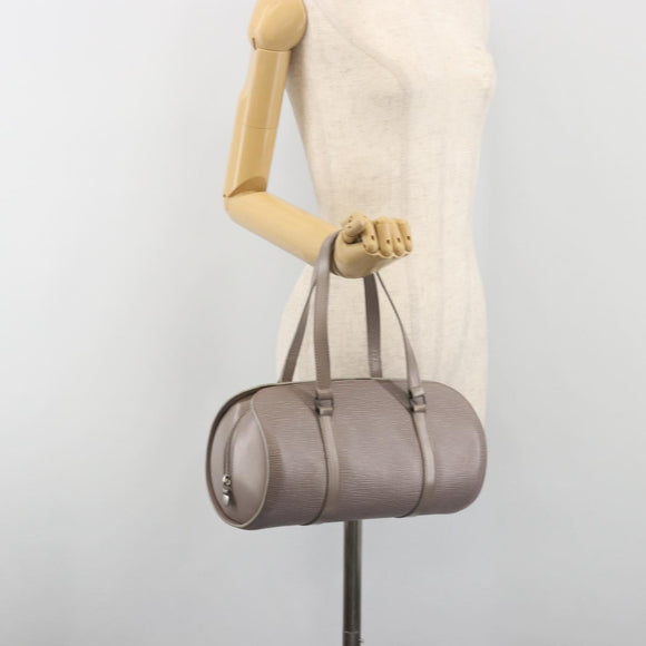 LOUIS VUITTON Epi Soufflot Hand Bag Lilac M5222B LV Auth 195964