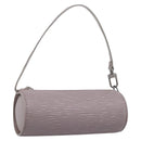 LOUIS VUITTON Epi Soufflot Pouch Lilac LV Auth 195965-1