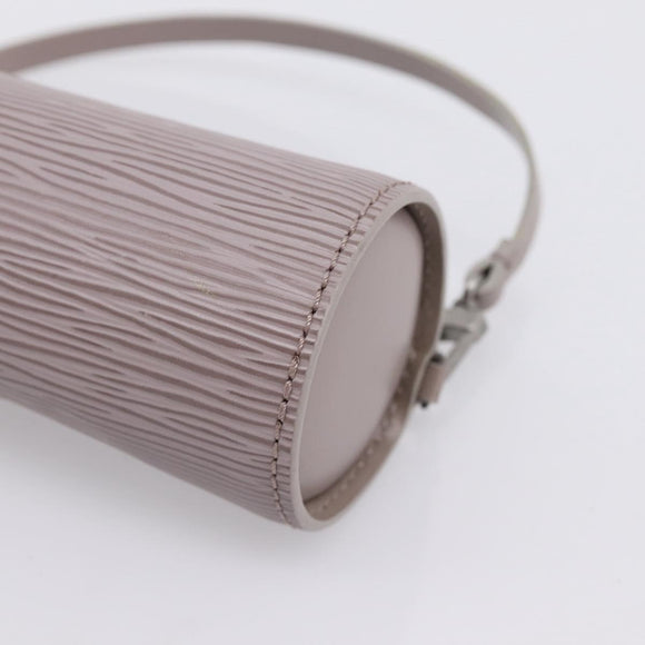 LOUIS VUITTON Epi Soufflot Pouch Lilac LV Auth 195965