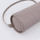 LOUIS VUITTON Epi Soufflot Pouch Lilac LV Auth 195965-11