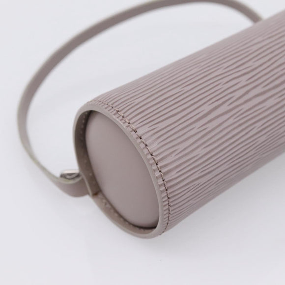 LOUIS VUITTON Epi Soufflot Pouch Lilac LV Auth 195965