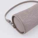 LOUIS VUITTON Epi Soufflot Pouch Lilac LV Auth 195965-13