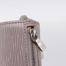 LOUIS VUITTON Epi Soufflot Pouch Lilac LV Auth 195965-15