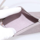 LOUIS VUITTON Epi Soufflot Pouch Lilac LV Auth 195965-16