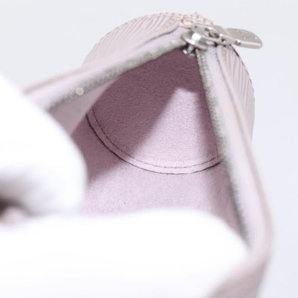LOUIS VUITTON Epi Soufflot Pouch Lilac LV Auth 195965