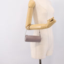 LOUIS VUITTON Epi Soufflot Pouch Lilac LV Auth 195965-20