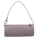 LOUIS VUITTON Epi Soufflot Pouch Lilac LV Auth 195965-3