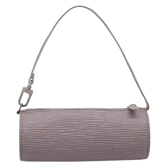LOUIS VUITTON Epi Soufflot Pouch Lilac LV Auth 195965