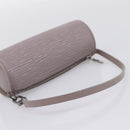 LOUIS VUITTON Epi Soufflot Pouch Lilac LV Auth 195965-7