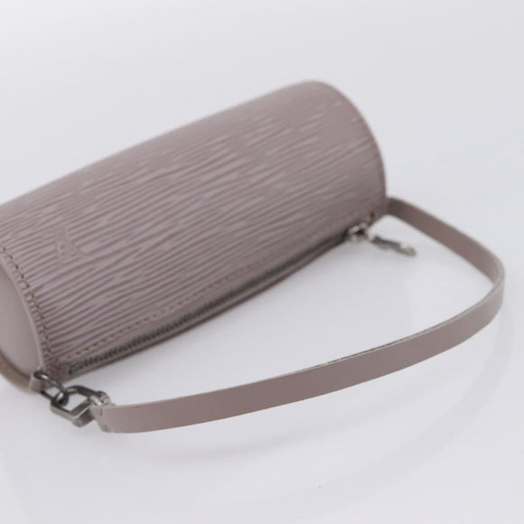 LOUIS VUITTON Epi Soufflot Pouch Lilac LV Auth 195965
