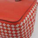 BOTTEGA VENETA INTRECCIATO Tote Bag Leather Red Auth 195966V-16