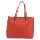 BOTTEGA VENETA INTRECCIATO Tote Bag Leather Red Auth 195966V-13