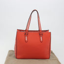 BOTTEGA VENETA INTRECCIATO Tote Bag Leather Red Auth 195966V-12