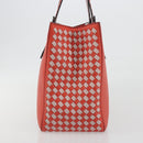 BOTTEGA VENETA INTRECCIATO Tote Bag Leather Red Auth 195966V-3