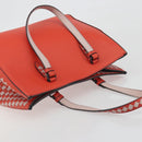 BOTTEGA VENETA INTRECCIATO Tote Bag Leather Red Auth 195966V-6