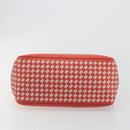 BOTTEGA VENETA INTRECCIATO Tote Bag Leather Red Auth 195966V-5