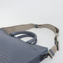 BOTTEGA VENETA INTRECCIATO Briefcase Leather 2way Light Blue Auth 195968A-14