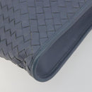 BOTTEGA VENETA INTRECCIATO Briefcase Leather 2way Light Blue Auth 195968A-15
