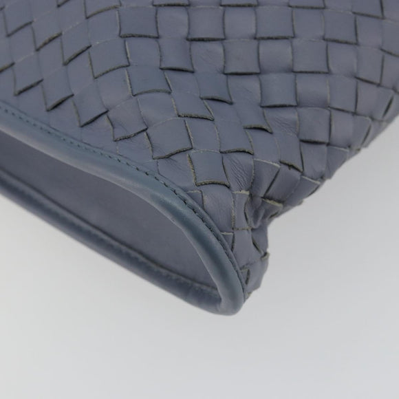 BOTTEGA VENETA INTRECCIATO Briefcase Leather 2way Light Blue Auth 195968A