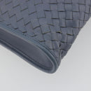 BOTTEGA VENETA INTRECCIATO Briefcase Leather 2way Light Blue Auth 195968A-18