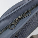 BOTTEGA VENETA INTRECCIATO Briefcase Leather 2way Light Blue Auth 195968A-10