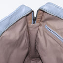 BOTTEGA VENETA INTRECCIATO Briefcase Leather 2way Light Blue Auth 195968A-21